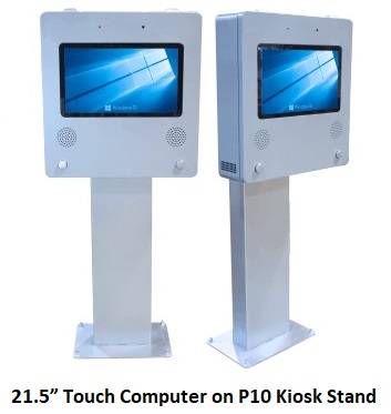 P10 Outdoor Heavy Duty Vertical Kiosk Stand